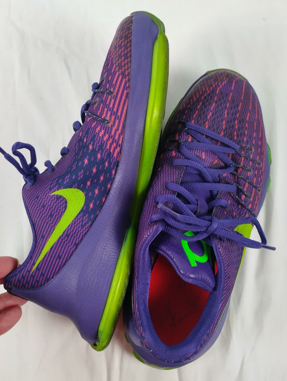 Nike KD 8 Suit Boys Size 6Y Basketball Athletic Shoes Team Gear 768867-535 - Picture 7 of 11